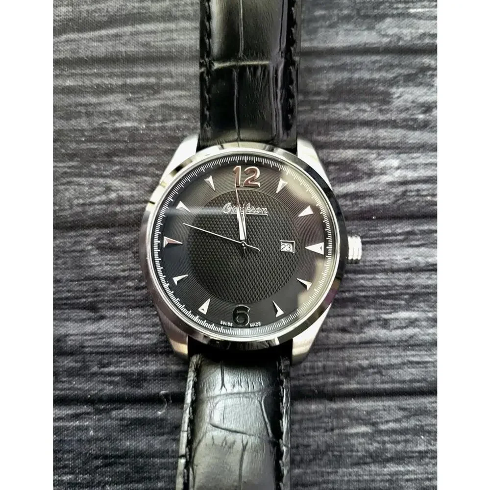 Real Nice Omikron Swiss Paladin Datejust Guilloche‎ Dial NIB